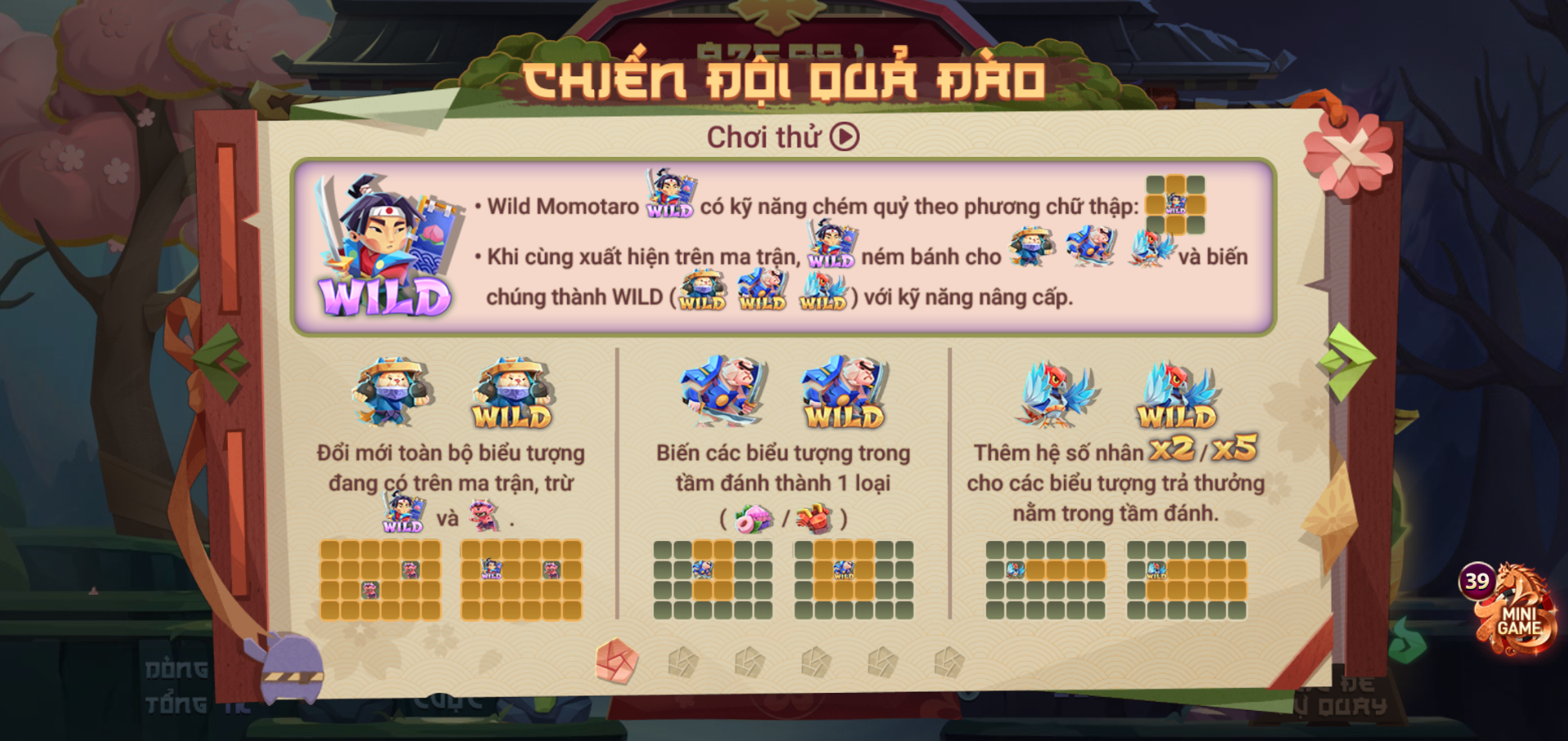 Momotaro Sunwin: Hành trình diệt quỷ, rinh hũ bạc tỷ 2 Tổng quan về game nổ hũ Momotaro Sunwin